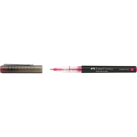 Tintes pildspalva Faber-Castell B 1.5 mm, arhīvdroša, tumši rozā