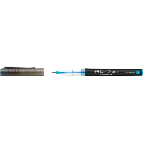 Tintes pildspalva Faber-Castell B, 1.5mm, arhīvdroša, gaiši zila
