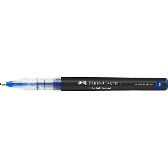 Tintes pildspalva Faber-Castell B, 1.5mm, arhīvdroša, zila
