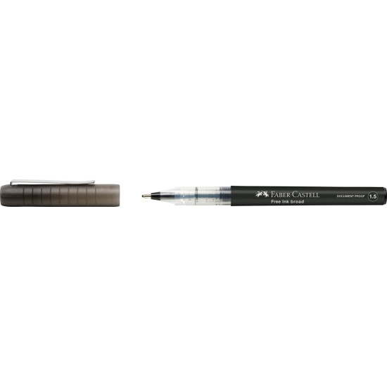 Tintes pildspalva Faber-Castell B,1.5mm, arhīvdroša, melna