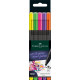 Ручки Faber-Castell Finepen Grip 04мм 5шт неоновые