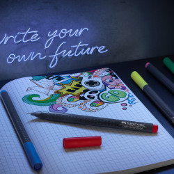 Ручки Faber-Castell Finepen Grip 04мм 5 цветов