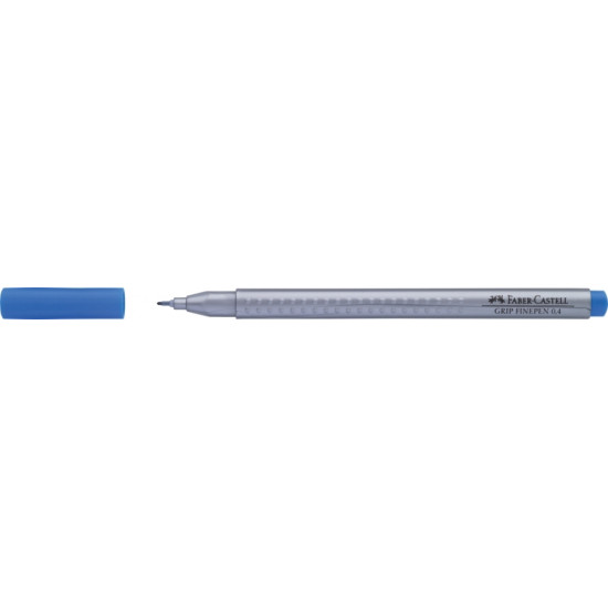 Flomāstertipa pildspalva Faber Castell Finepen Grip 0.4mm, violeti zils
