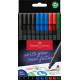 Ручки шариковые Faber-Castell FinePen 0.4 мм 10 цветов