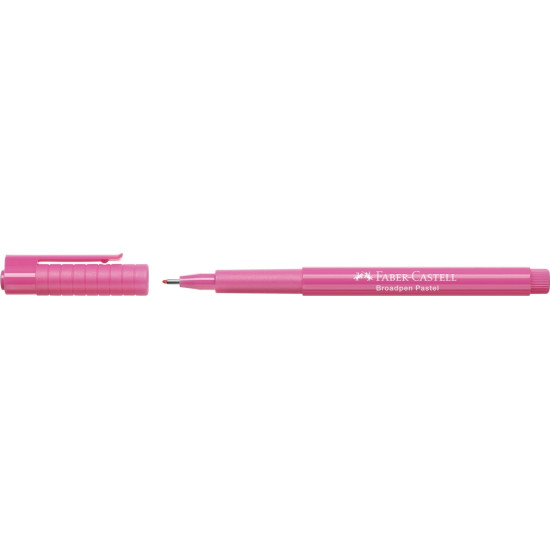 Flomāstertipa pildspalva Faber-Castell Broadpen Pastel, 0.8mm, rozā