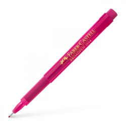 Tintes pildspalva Faber-Castell Broadpen 1554, 0.8mm,  rozā