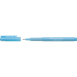 Tintes pildspalva Faber-Castell Broadpen Pastel, 0.8mm, gaiši zils