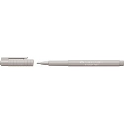 Tintes pildspalva Faber-Castell Broadpen Pastel, 0.8mm, pelēka