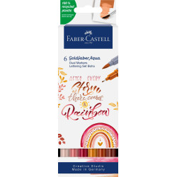 Маркеры Faber-Castell Goldfaber Aqua Dual BoHo 6 цветов