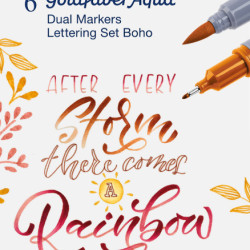 Маркеры Faber-Castell Goldfaber Aqua Dual BoHo 6 цветов