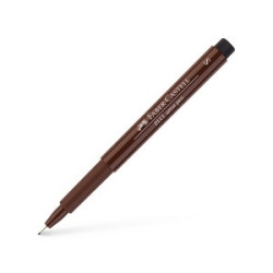 Flomāstertipa pildspalva Faber-Castell Pitt Artist Pen S, 175 tumša sēpija