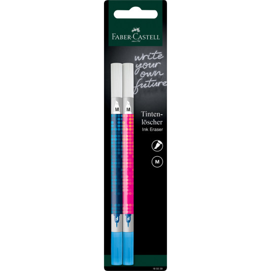Korektors spalvas pildspalvu tintēm Faber-Castell, M, 2gab/iep