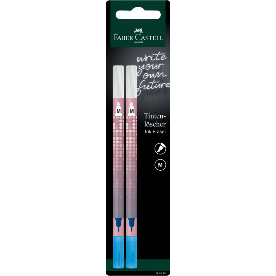 Korektors spalvas pildspalvu tintēm Faber-Castell, M, 2gab/iep