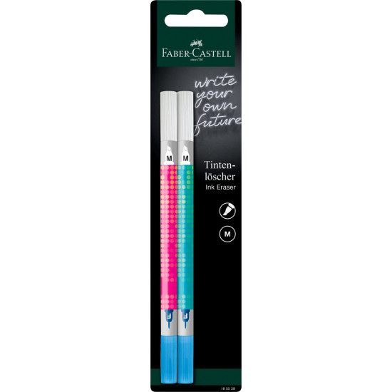 Korektors spalvas pildspalvu tintēm Faber-Castell, M, 2gab/iep