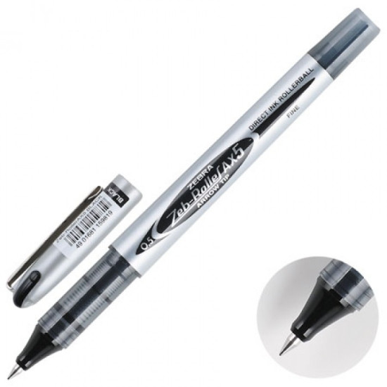 Ручка Zebra AX5 05мм черный наконечник