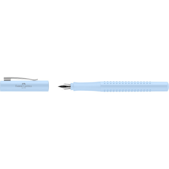 Перьевая ручка Faber-Castell Grip 2010 тонкое перо небесно-голубая