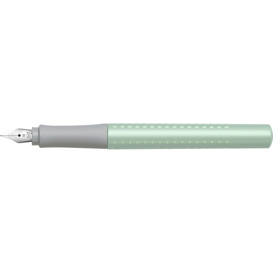 Перьевая ручка Faber-Castell Grip 2010 Мятная с латунной отделкой