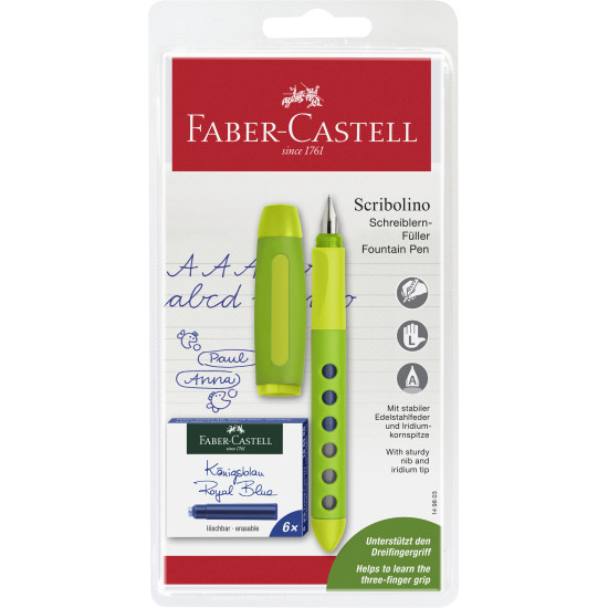 Sulepea Faber-Castell Scribolino vasakukäelistele