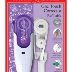 Корректор-лента Faber-Castell One Touch перезаряжаемый 5мм 6м