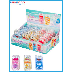 Штрих-роллер KEYROAD Mini 5м*5мм ассорти 24шт