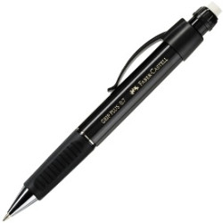 Mehāniskais zīmulis Faber-Castell Grip Plus, 0.7mm, metāliski melns