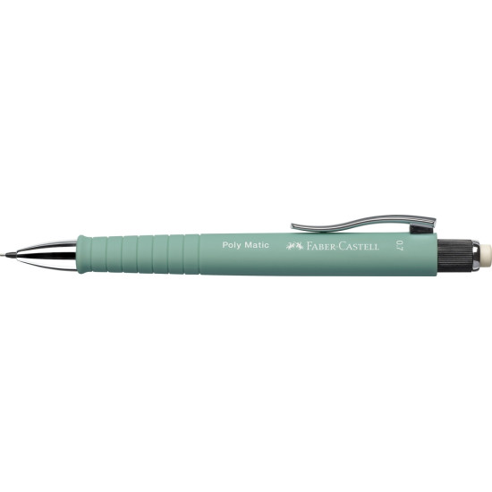Mehāniskais zīmulis Faber-Castell Poly-Matic, 0.7 mm, gaiši zaļš korpuss