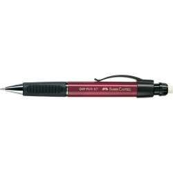 *Mehāniskais zīmulis Faber-Castell Grip Plus 0.7mm, metāliski sarkana, (P)