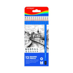 Zīmuļu komplekts KEYROAD(12gab.) 8B-6H