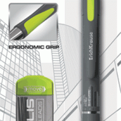 *Mehāniskais zīmulis Erich Krause Megapolis 0.5mm, HB, ar kodoliņiem