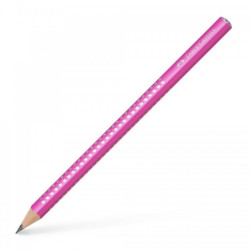 *Zīmuļu komplekts Faber-Castell Jumbo Sparkle, rozā