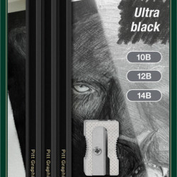 Карандаши для рисования Faber-Castell Pitt Graphite Matt  ультраматовые  10B 12B 14B