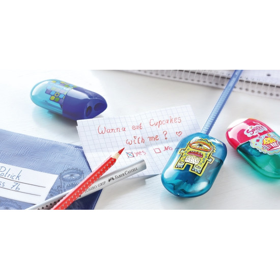 Zīmulis Faber Castell GRIP, sarkans korpuss, B