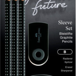 Набор Faber-Castell Grip 2001 с точилкой и ластиком