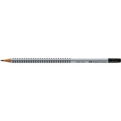 Zīmulis ar dzēšgumiju Faber Castell Grip 2001, B