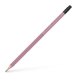 Карандаш Faber-Castell Grip 2001 B Розовый с ластиком