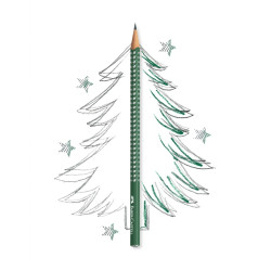 Карандаш Faber-Castell Sparkle Лесной зеленый с блестками