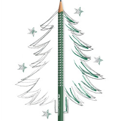 Карандаш Faber-Castell Sparkle Лесной зеленый с блестками