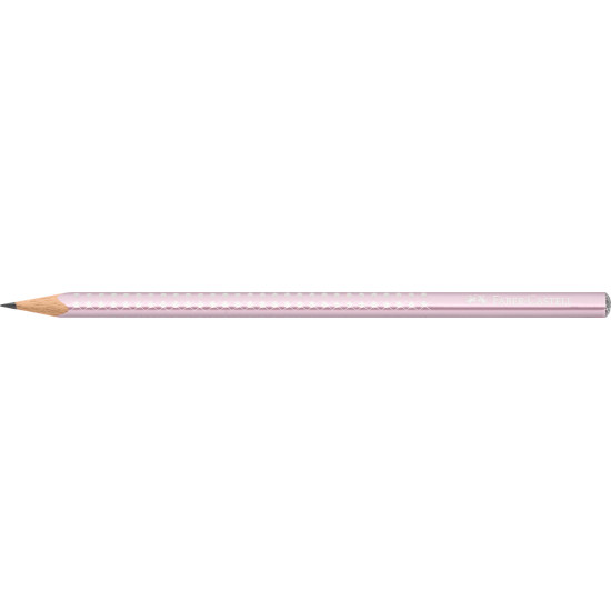 Zīmulis Faber-Castell Sparkle B, korpuss rose metallic