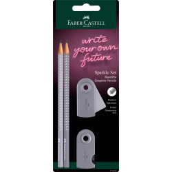 Набор карандашей Faber-Castell Sparkle dapple gray с блестками