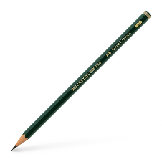 Карандаш Faber-Castell Castell 9000 6B Устойчивыйкполому