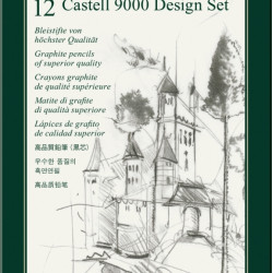 Набор карандашей Faber-Castell Castell 9000 12шт 5B-5H