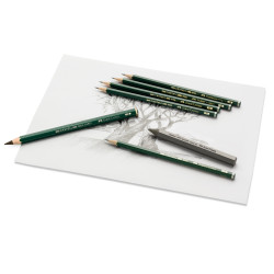 Карандаши Faber-Castell Castell 9000 12шт 2H-8B