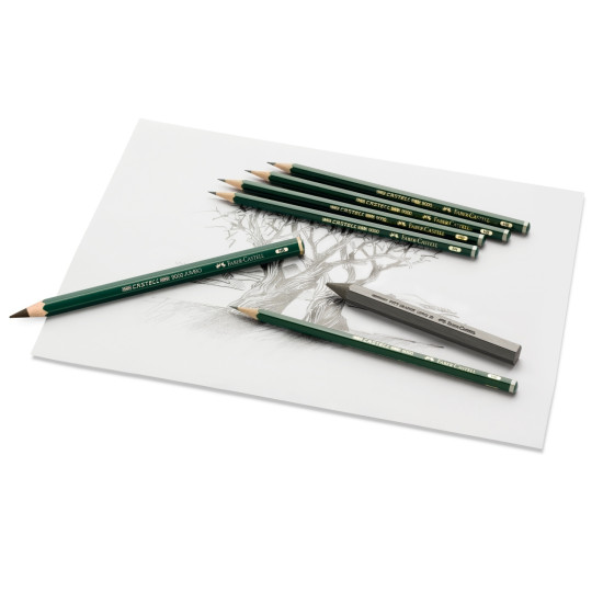 Карандаши Faber-Castell Castell 9000 12шт 2H-8B