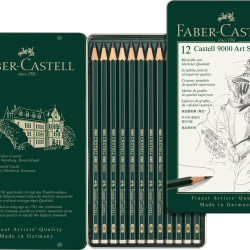 Карандаши Faber-Castell Castell 9000 12шт 2H-8B
