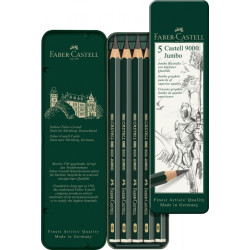 Карандаши Faber-Castell 9000 Jumbo 5шт набор