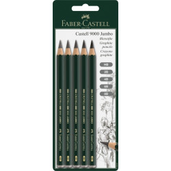 Набор карандашей Faber-Castell 9000 Jumbo 5шт