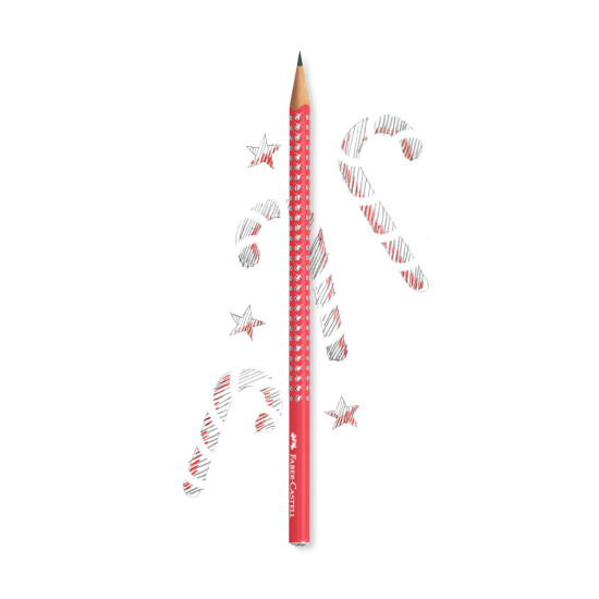 Карандаш Faber-Castell Sparkle Красный с блестками
