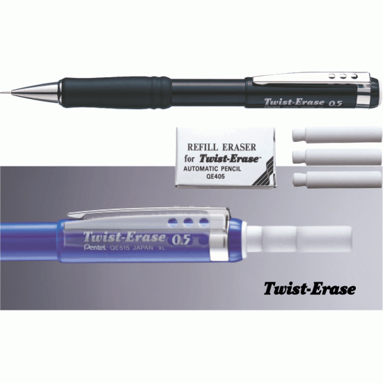 Automātiskais zīmulis TWIST-ERASE(0.7) sarkans
