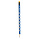 Карандаш графитный DELI "C016-HB", Blue, Нескользящий захват