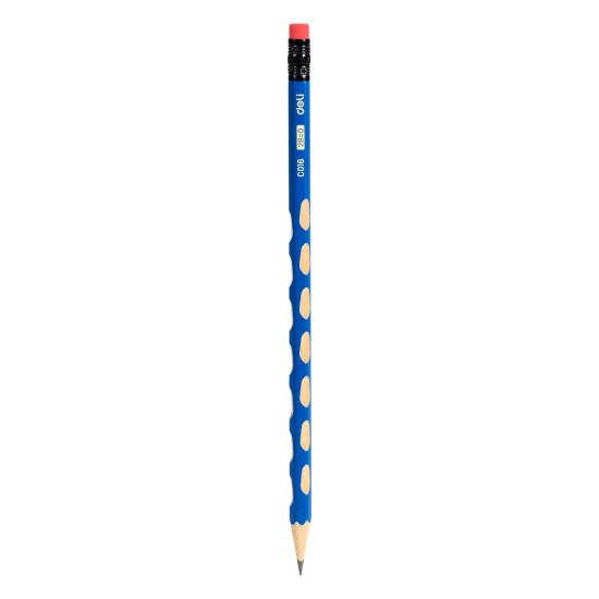 Карандаш Deli "C016-2B", Blue, Эргономичная форма